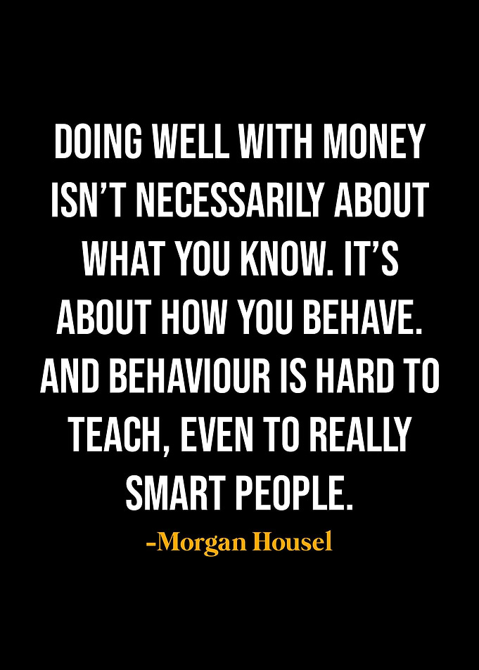 Morgan Housel Quotes