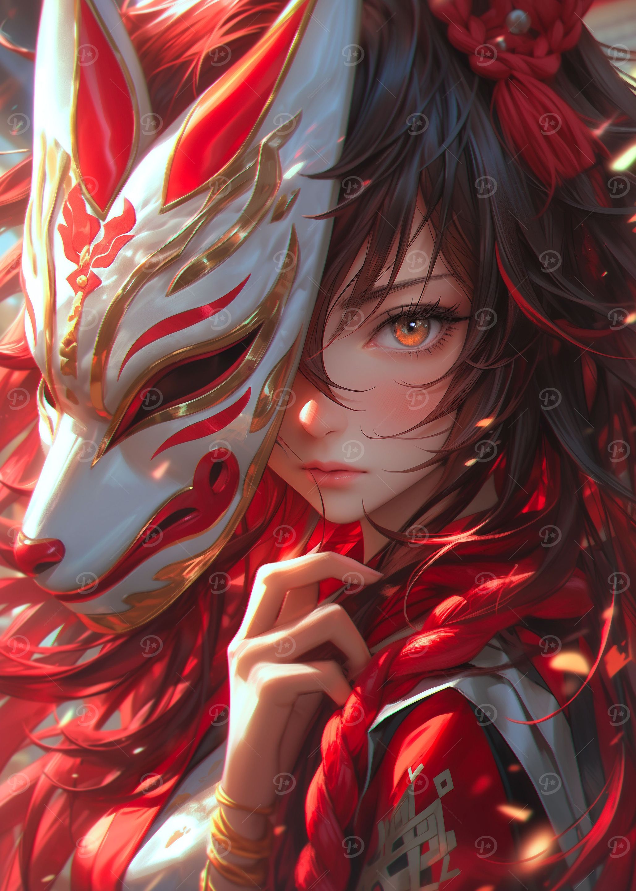 Anime Red Hair Girl