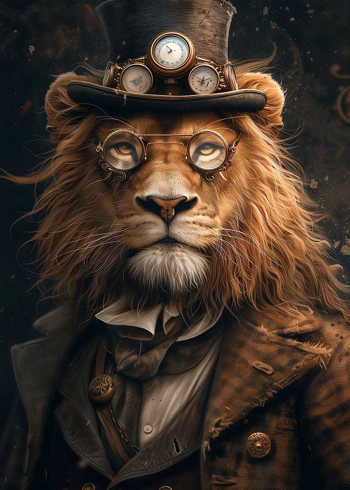 A Steampunk Lion