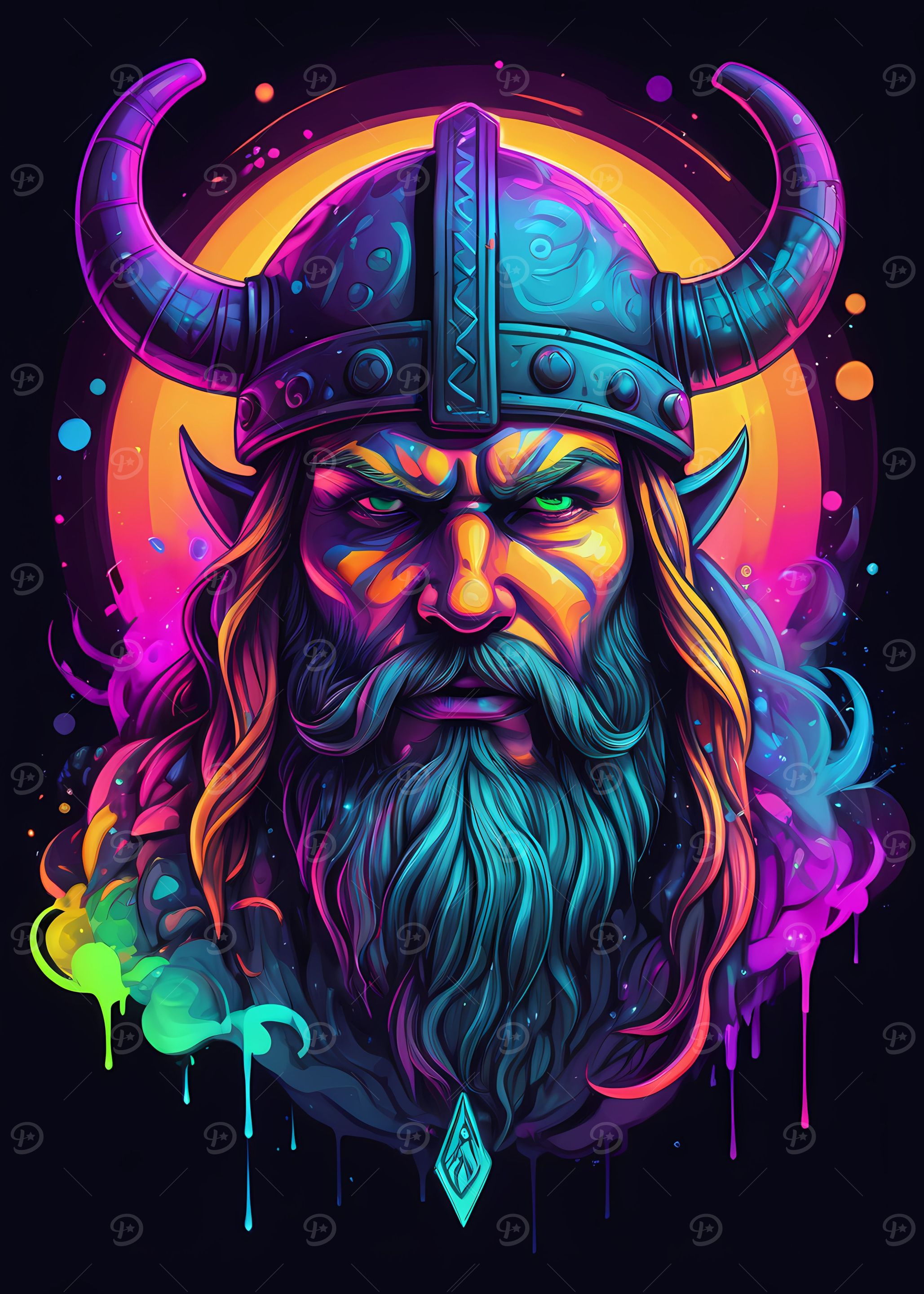 Colorful Viking