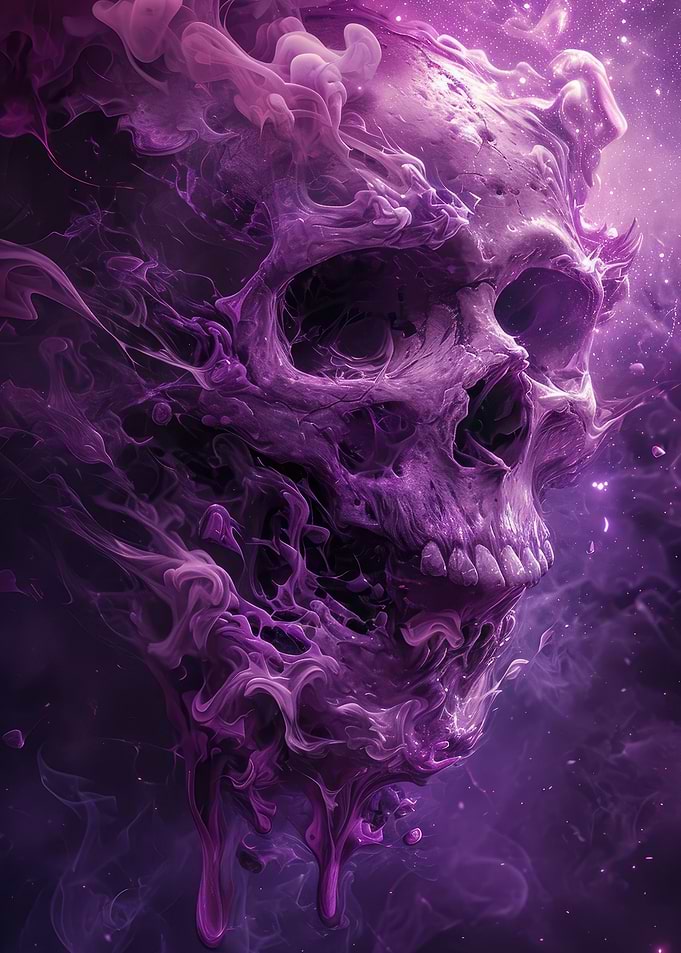 Purple Skull Cloud