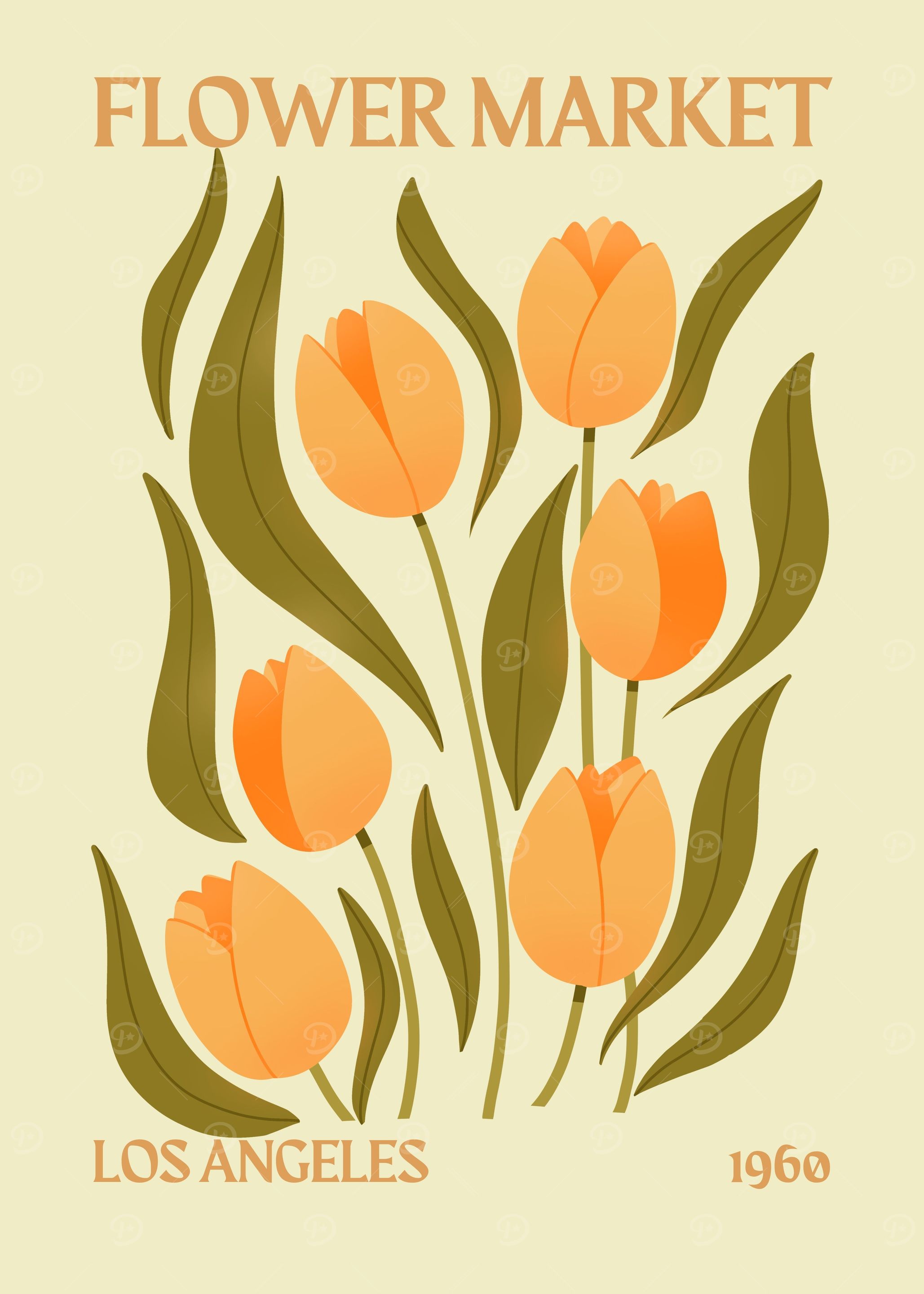 Flower Market 1 Tulips