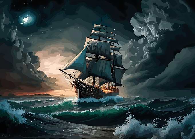 pirate ship wall