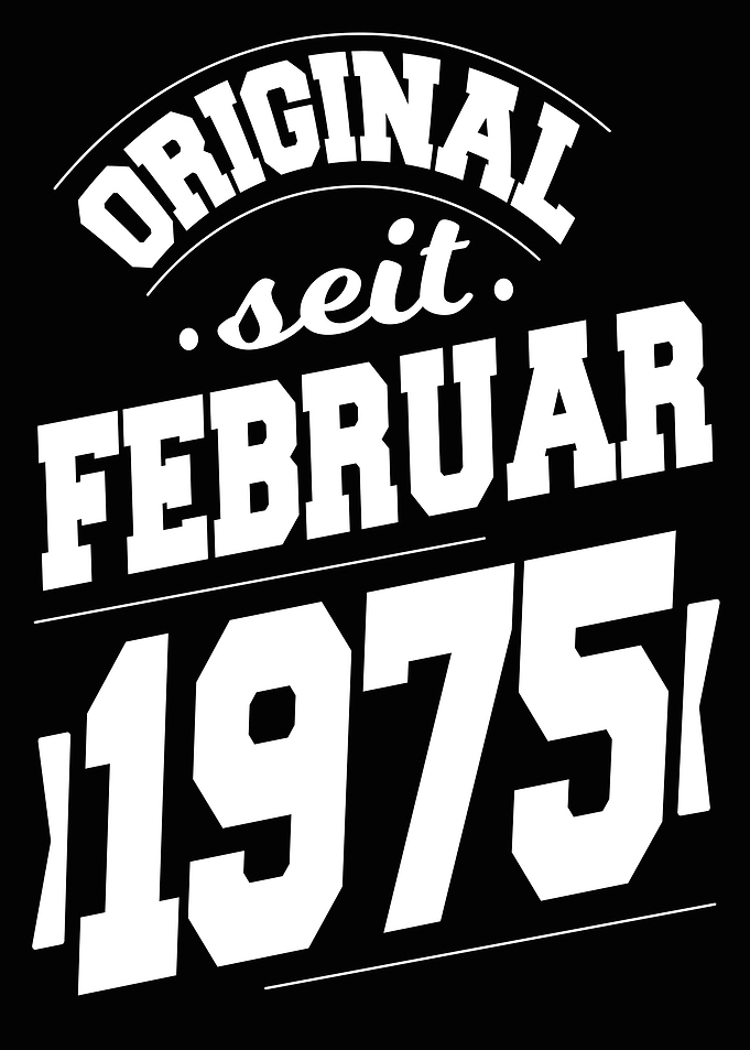 Februar 1975 49 Jahre