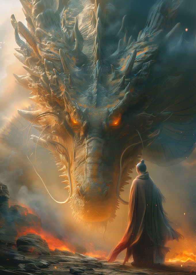 Monk VS Dragon