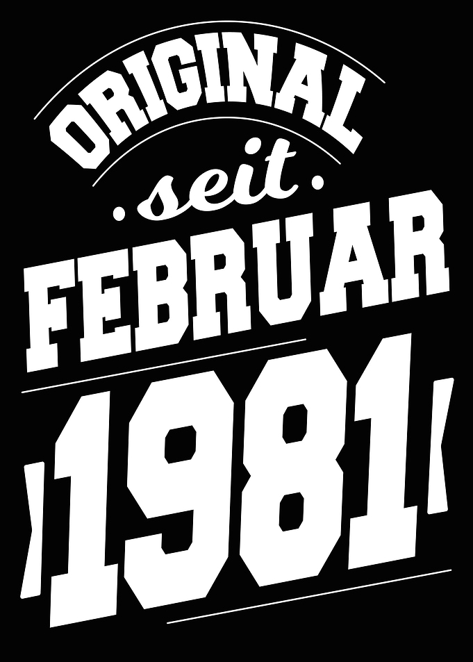 Februar 1981 43 Jahre