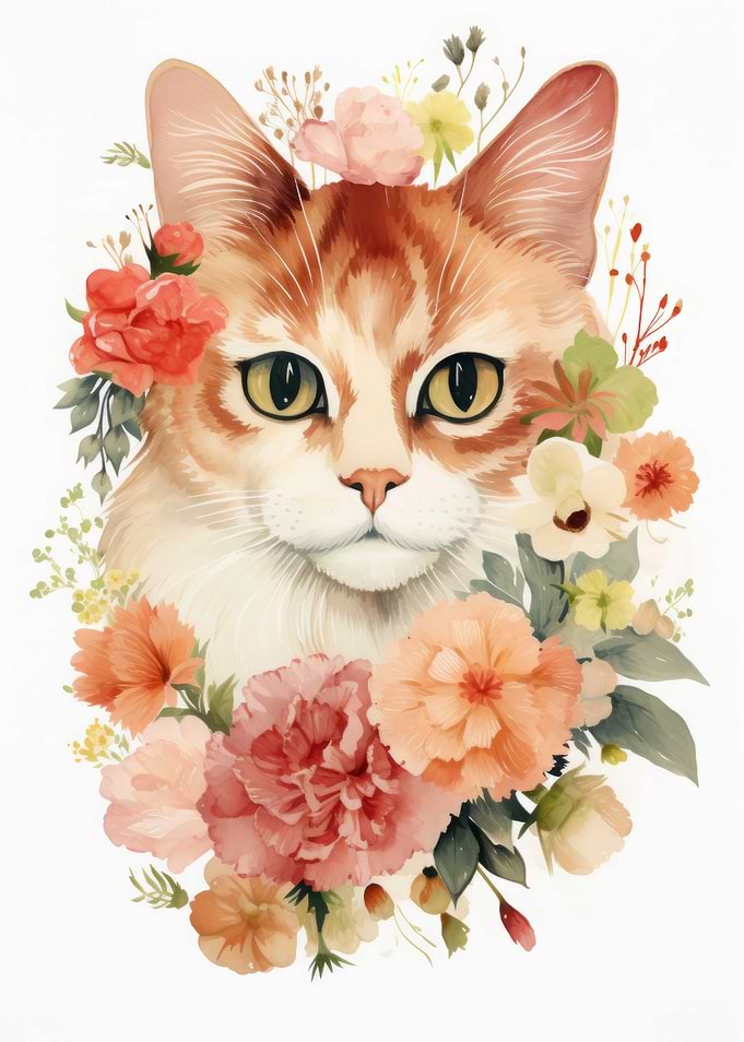 Cat Watercolor
