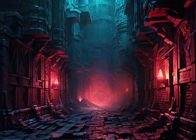 dark cave