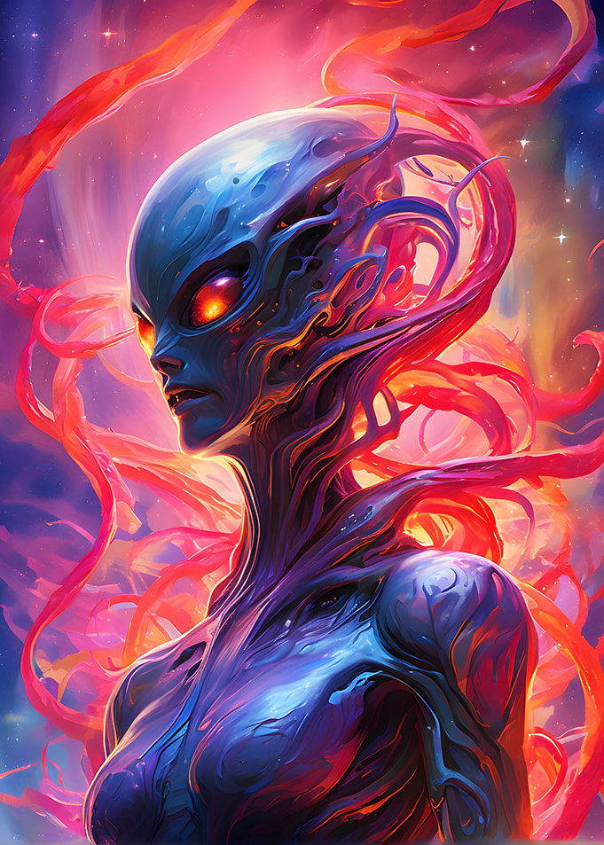 Surreal Alien Life