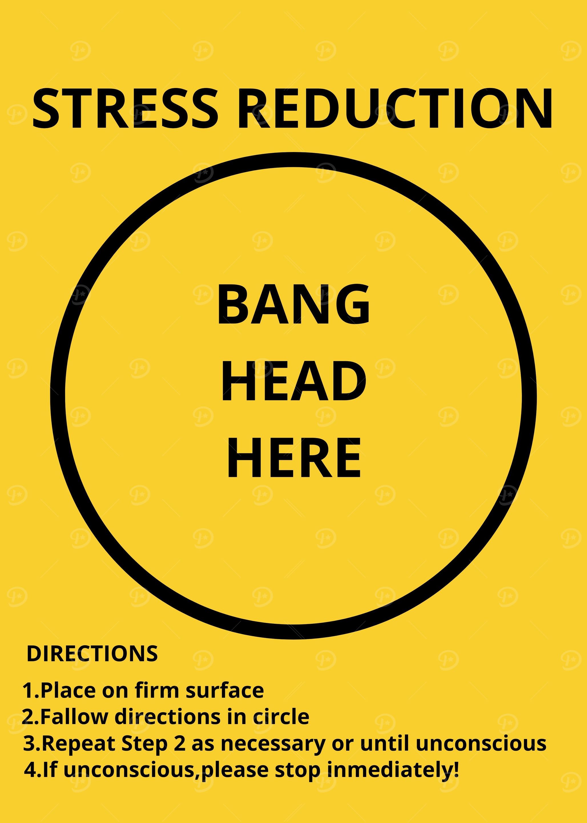 Stress Reduction Bang Head