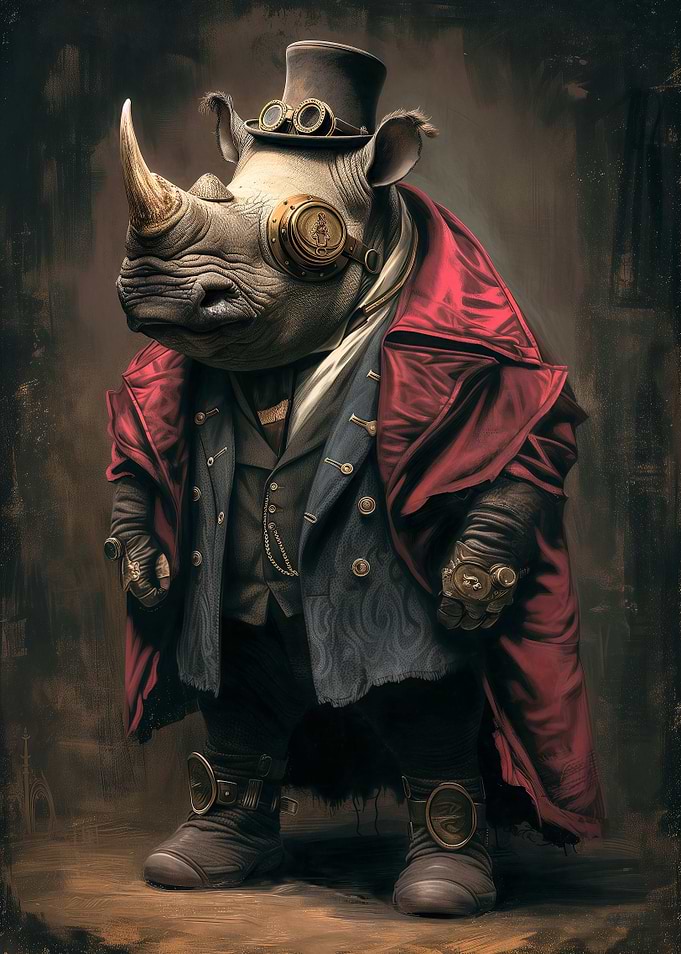 Steampunk Rhino