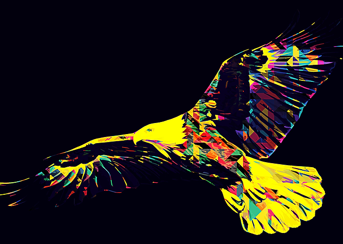 Eagle pop art
