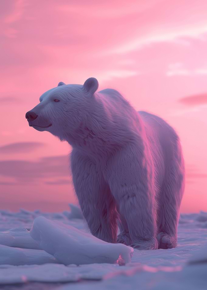 Bear Aesthetic Sunset
