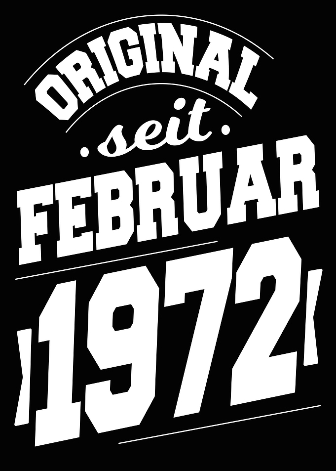 Februar 1972 52 Jahre