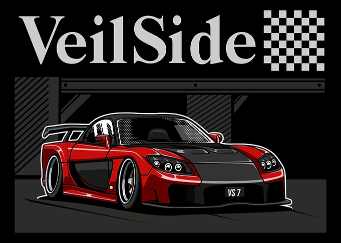 VeilSide RX 7 FD3s Red