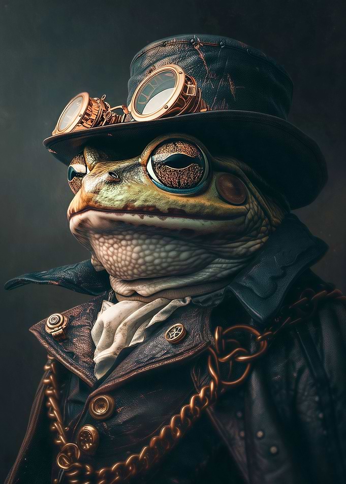 Steampunk Frog