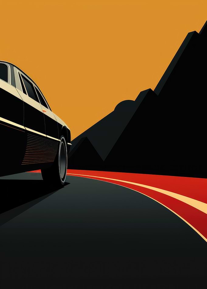 Minimal Car Poster