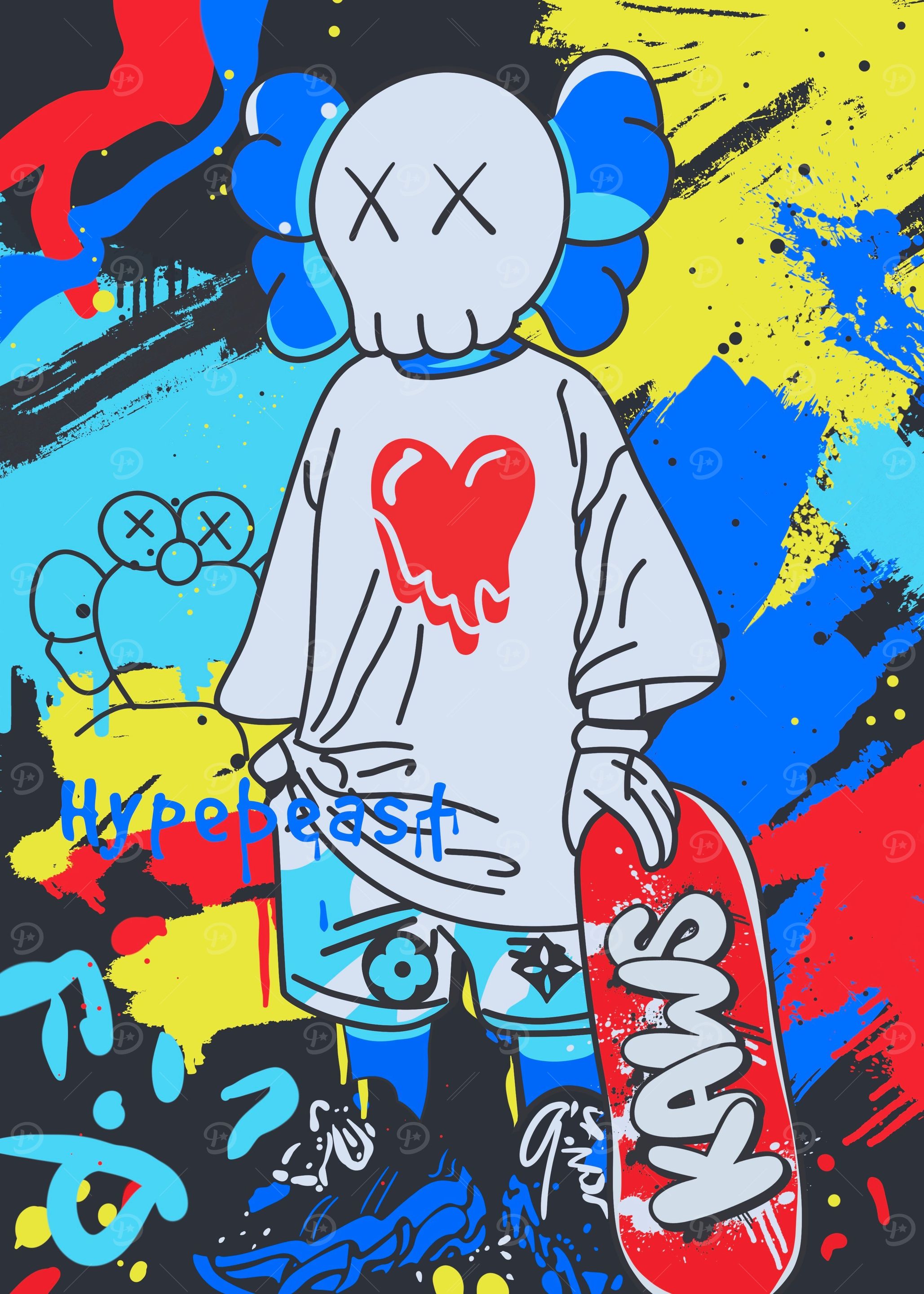 Skater kaws