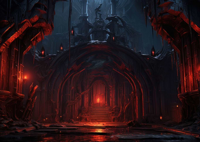 dark cave