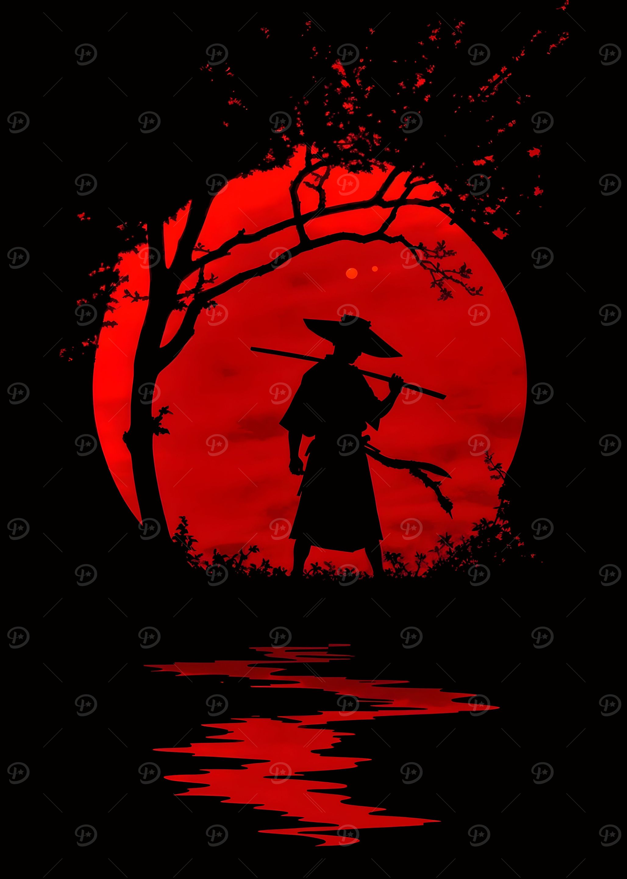 samurai red sun