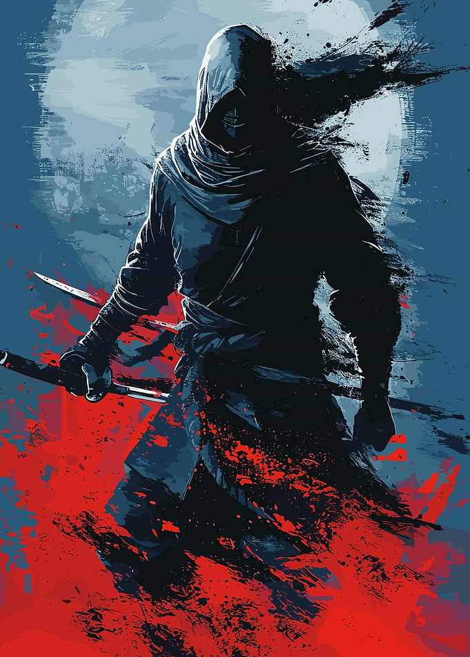 Anime Blue Japan Shinobi
