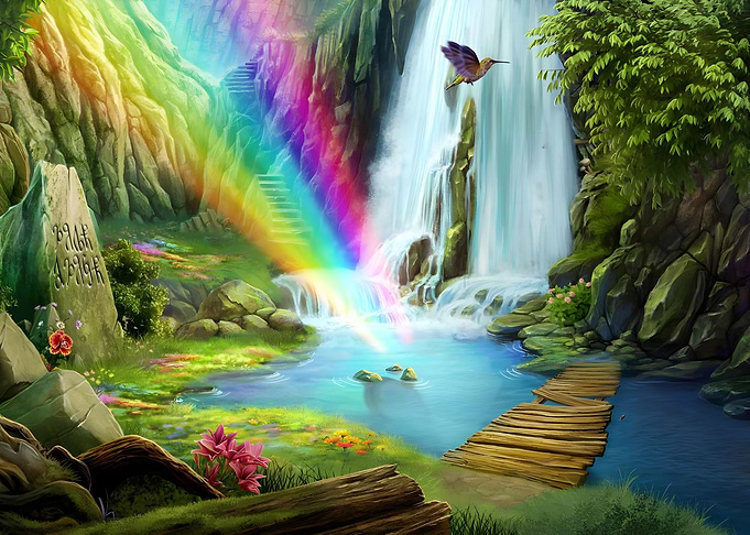 Jungle WaterFall Fantasy