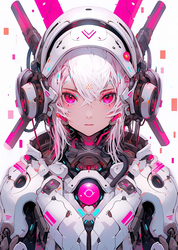 Girl In Cybernetic Suit