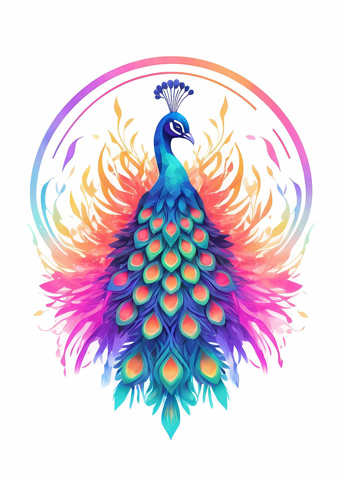 Colorful Peacock