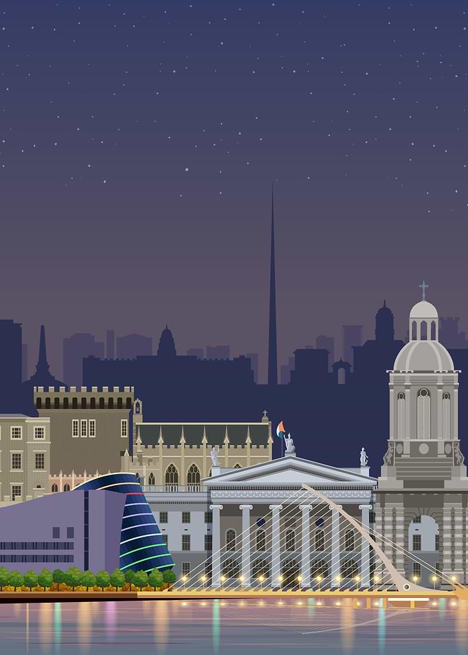 Dublin Travel Print