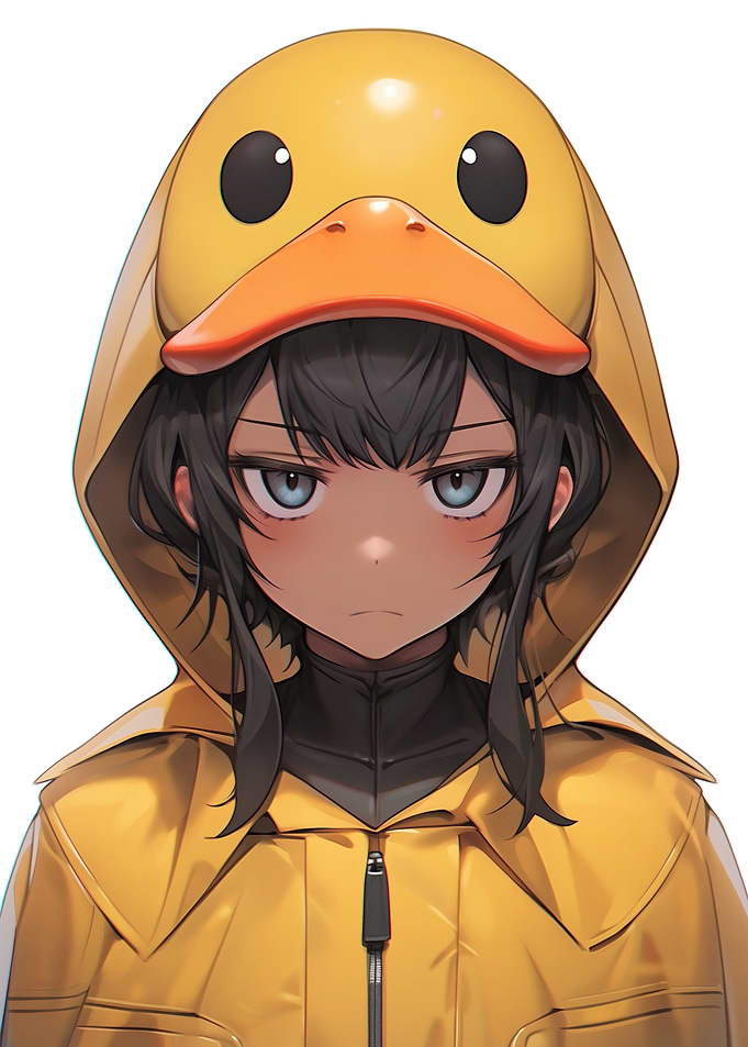 Anime Girl Duck Costume