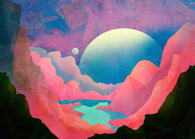A lake on Venus