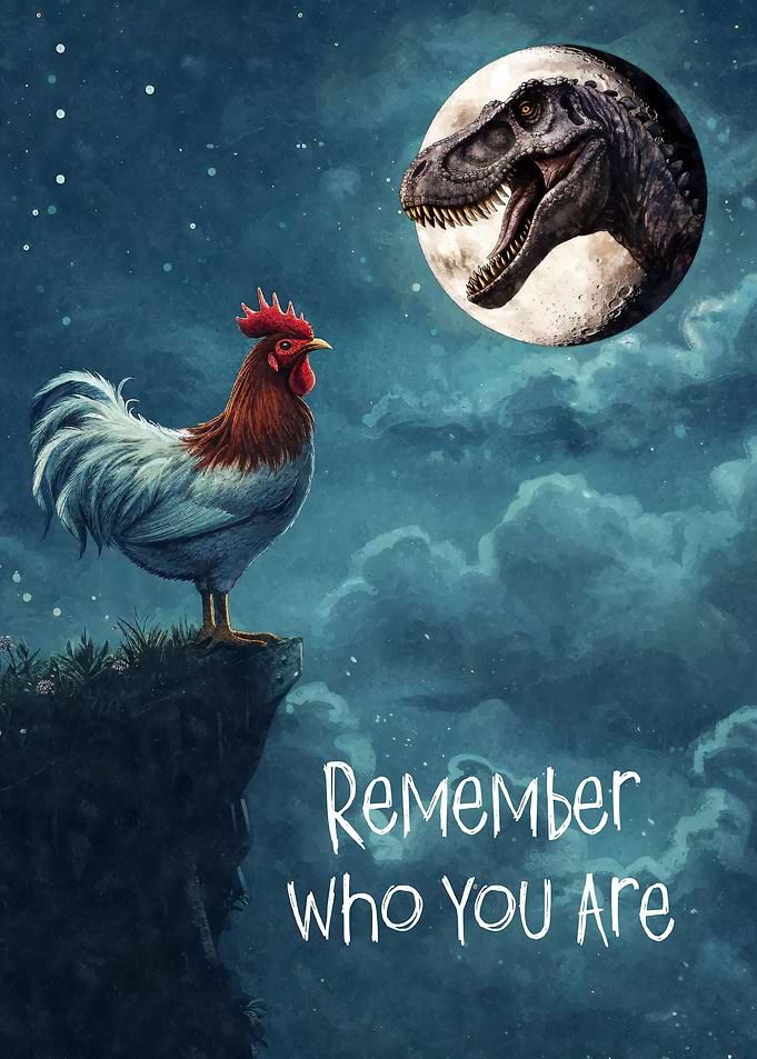 Funny Chicken Dinosaur