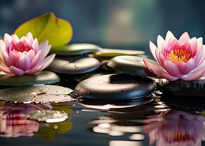 zen stones meditation
