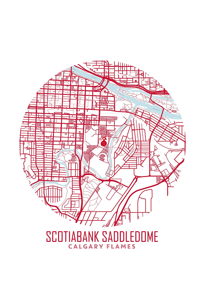 Scotiabank Saddledome Map