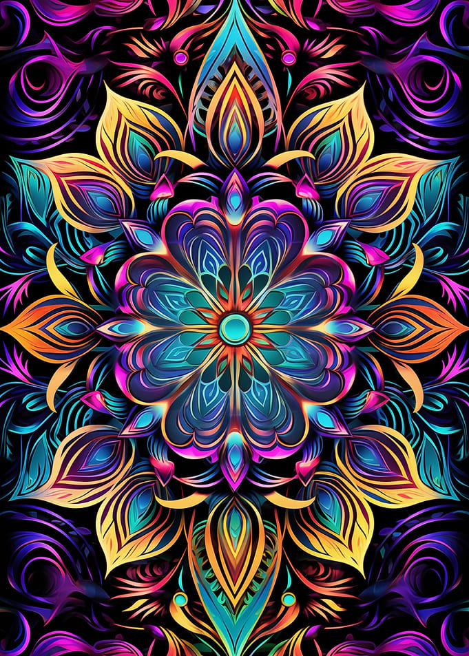 Psychedelic Mandala No.5