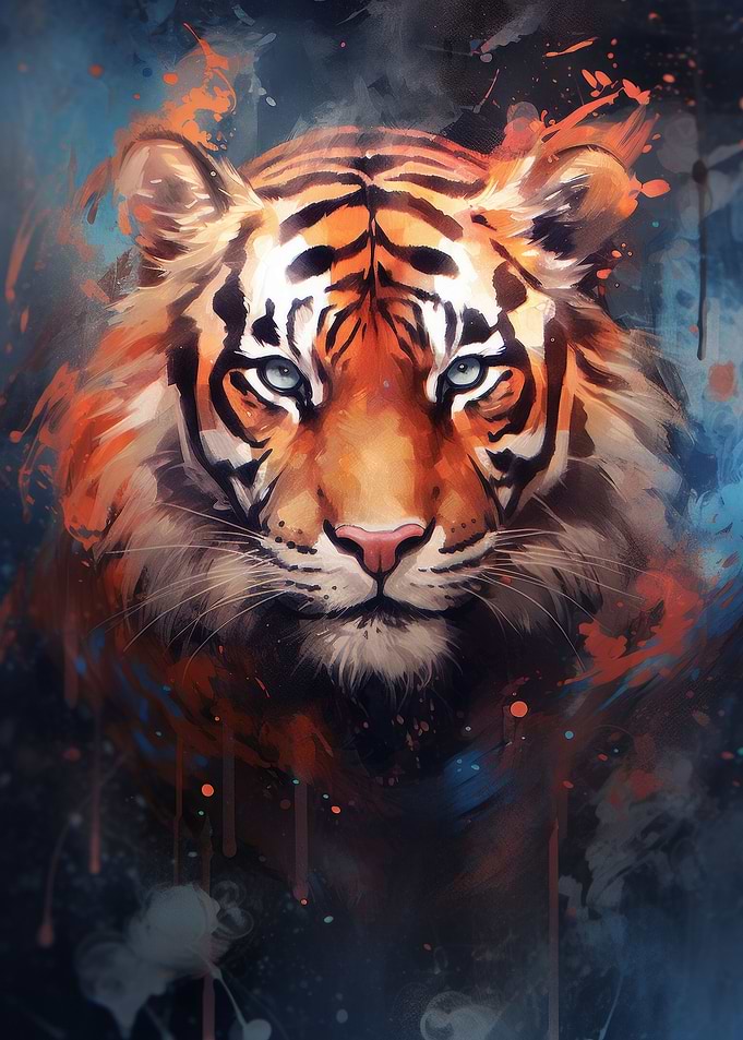 Tiger Watercolor