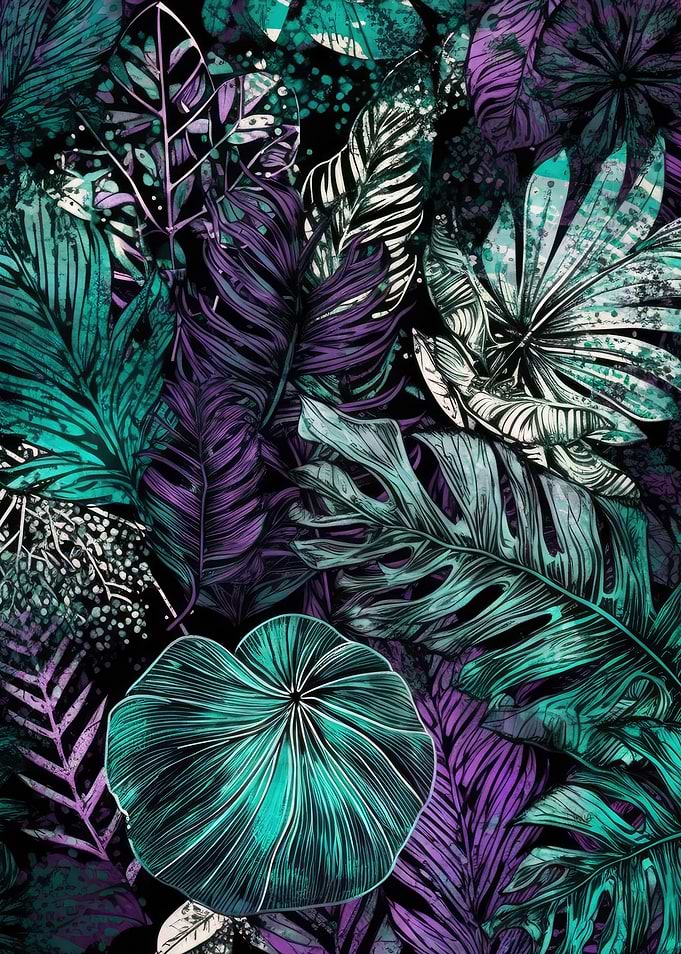 Tropical nature art