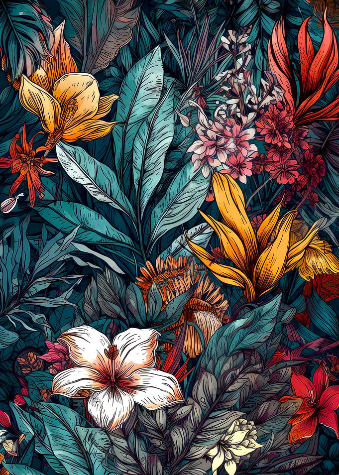 Flowers nature art
