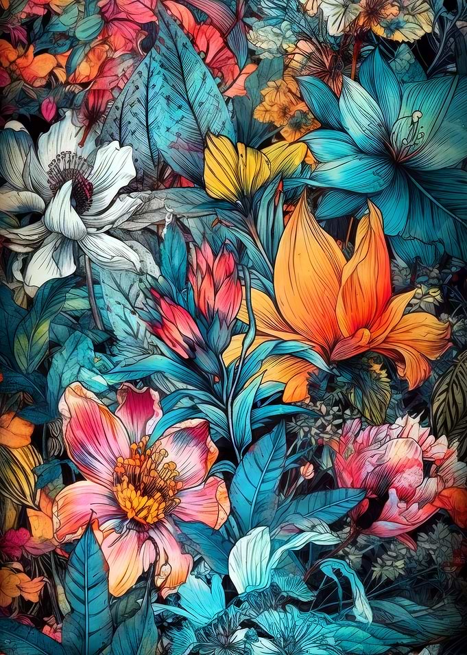 Flowers nature art