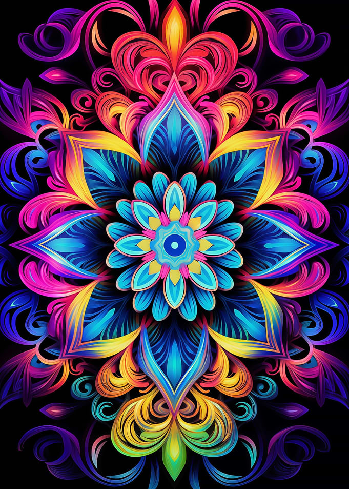 Psychedelic Mandala No.4