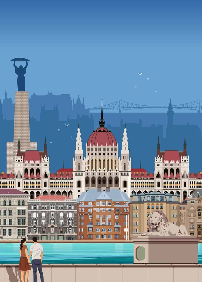 Budapest Travel Print