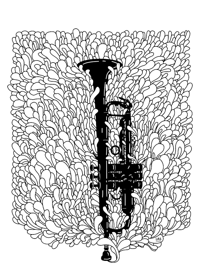 black trumpet jazz
