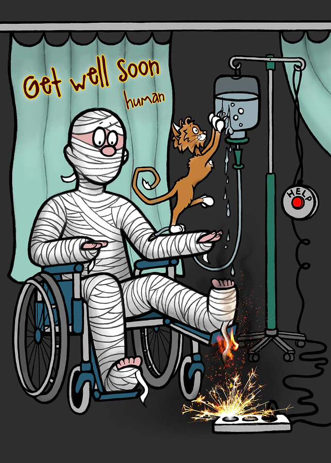 Get well soon human