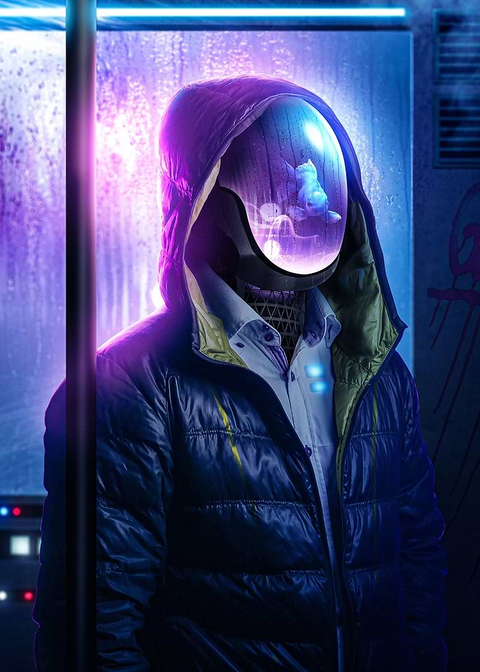 Neon Portrait