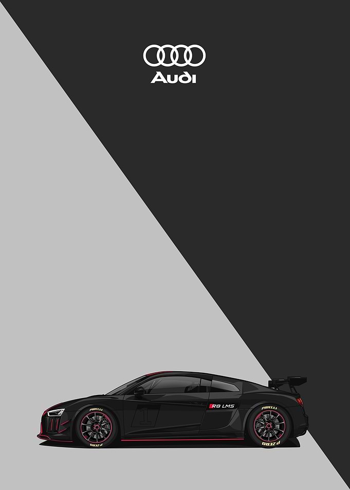audi R8 black