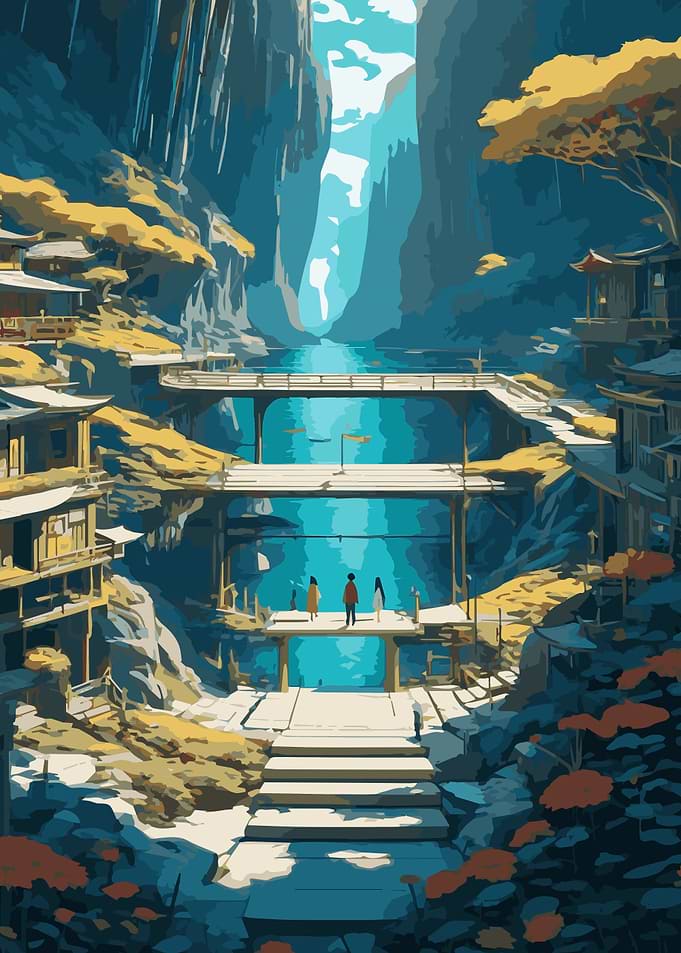 Surreal Anime Scenery 3