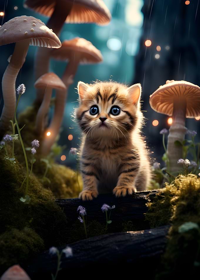 Wild Cute Kitty