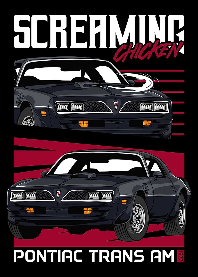 Retro Trans Muscle Car