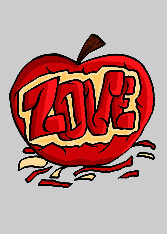 Love Graffiti On Apple