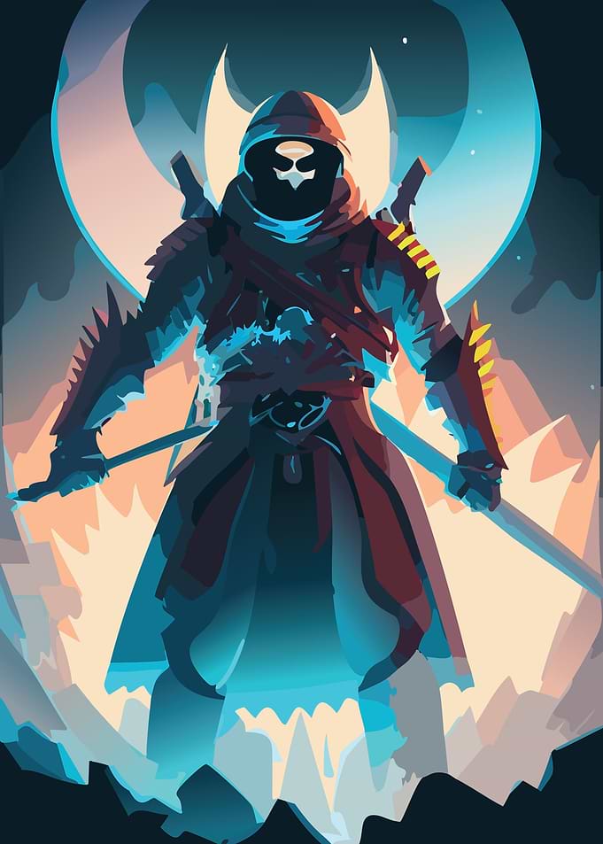 Samurai abstract